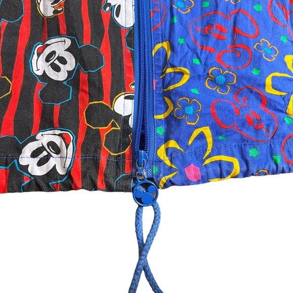 MICKEY & CO rainbow patchwork jacket windbreaker Medium - Picture 6 of 6